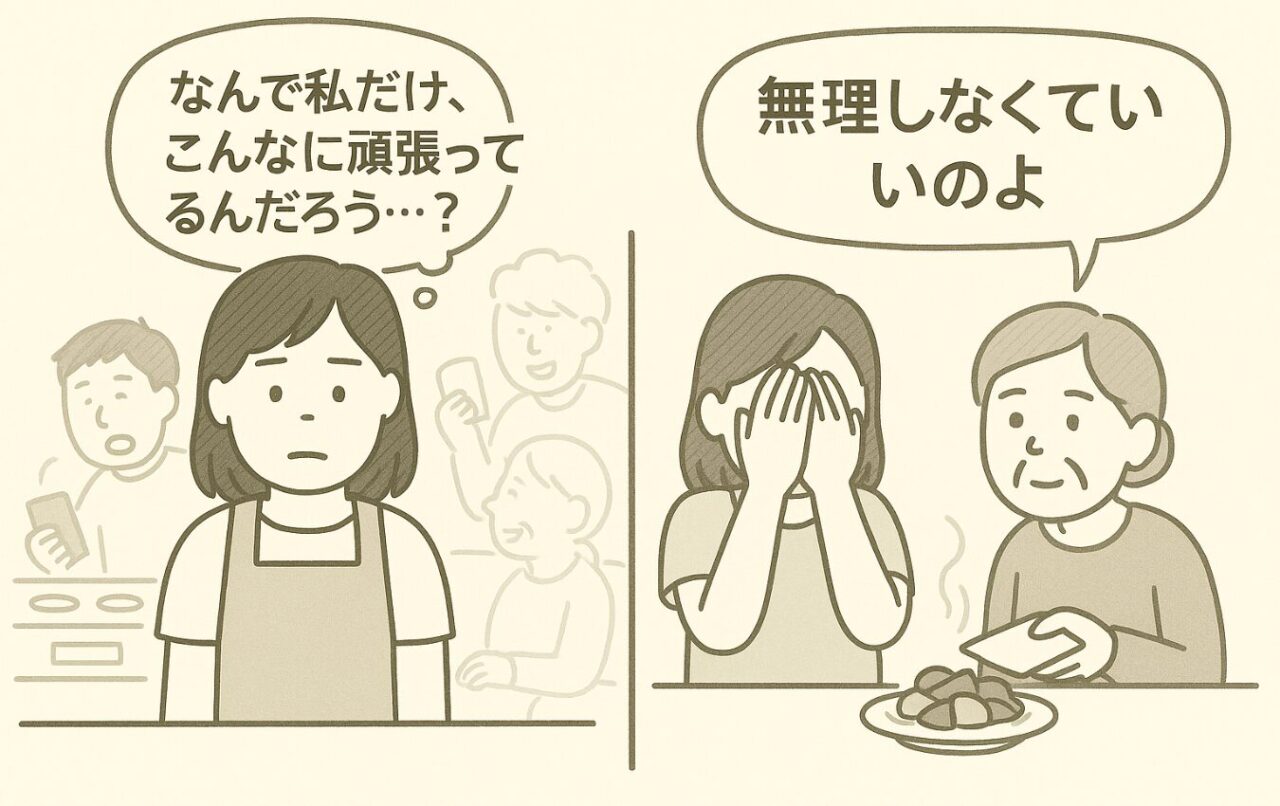 【義母への感謝】私の異変に最初に気づいたのは少し苦手な義母だった!あの日の言葉が忘れられない