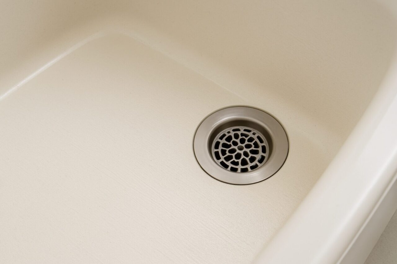 Peeing-drain-outlet