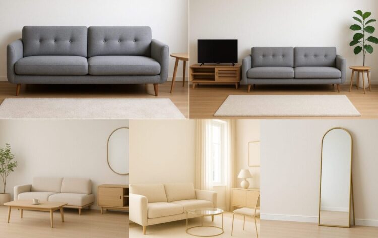 【部屋が広く見える】プロもやってる「壁寄せ配置」テク！1つだけ守ればOK