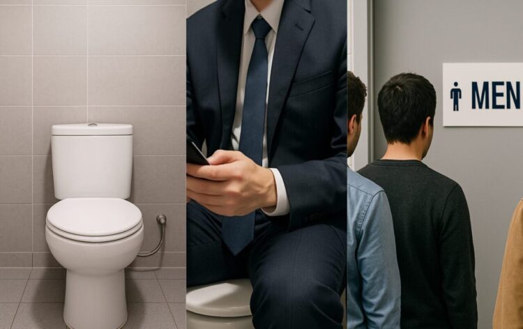 【男子あるある】なぜトイレの個室で全力スマホ？一体何をしている？