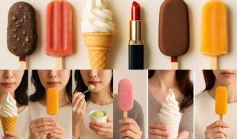 コンビニアイスで口元ちょい色気を演出?魅力的に見えるアイスの食べ方講座!?