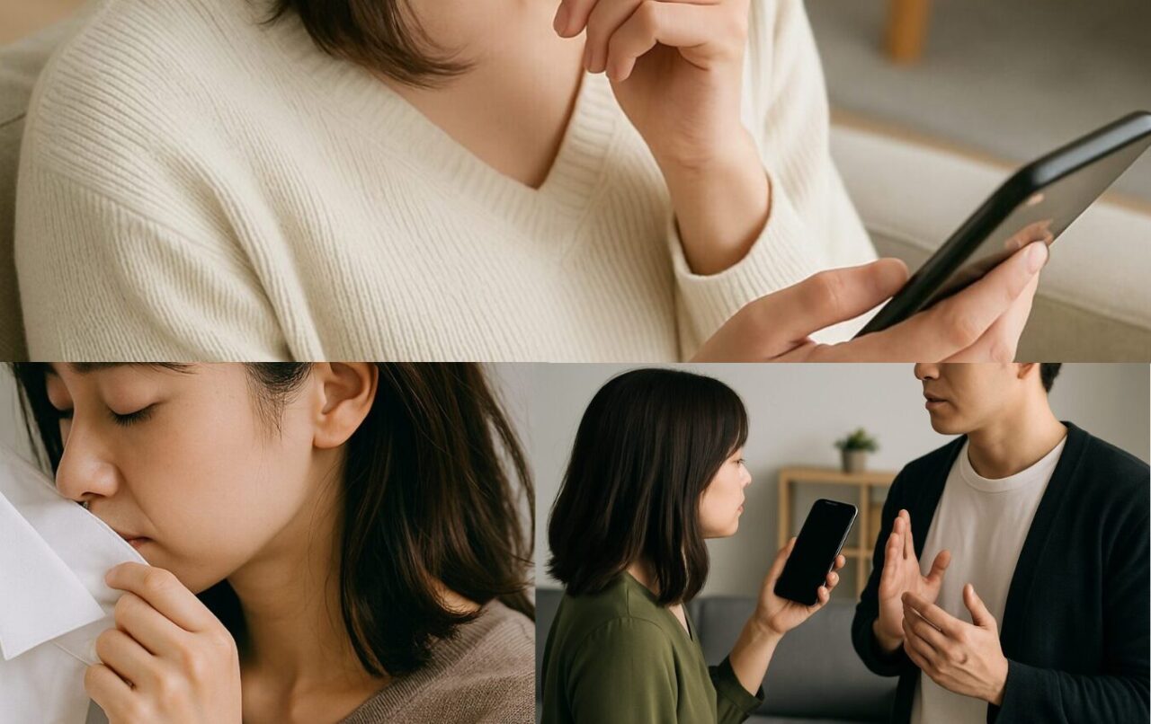 夫のアカウントのECサイトのお気に入り登録!香りもサイズも、宛先は別の女!?