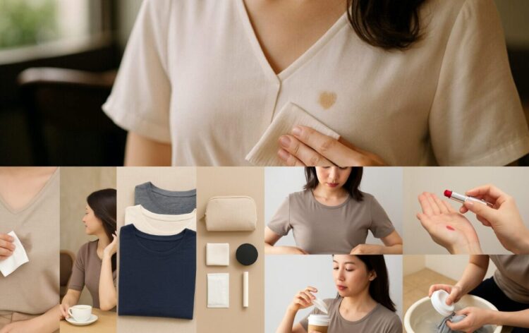 彼の視線が一点集中“胸元シミ”色っぽ事故を秒で回避する方法