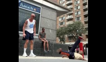 軽快にブレイクダンスをしているのは・・年配の男性！キレッキレの動きに目が釘付け！！【アメリカ・動画】