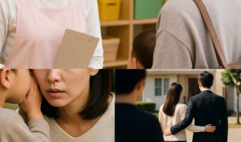 堂々と保育園のお迎えにも!?「じゃあね、バイバイ♡」子どもの前でキスしていた“女”の正体