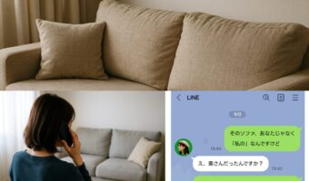 浮気相手のSNSに映った“私の家のソファ”で笑う2人