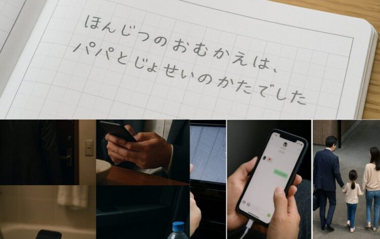 娘の連絡帳に書かれた“お迎えはパパと女性の方でした”の一文
