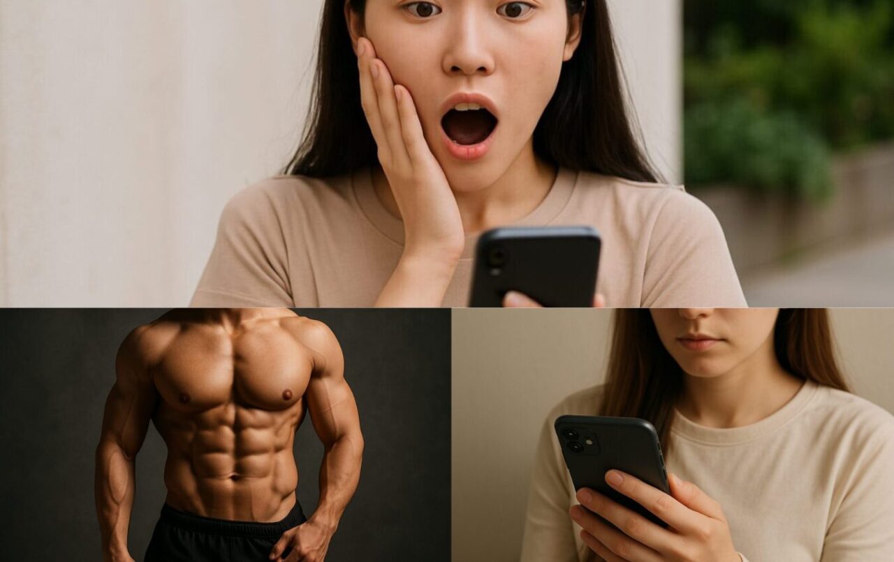 楽しかったデートを解散した直後に送られてきたLINEが上半身裸の自撮り!?半裸の写真を送りつける人が急増中?