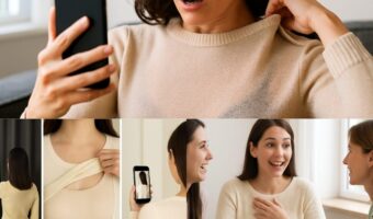 【朝の着替えタイム、カーテン閉め忘れた!?】窓の外に動く影が！