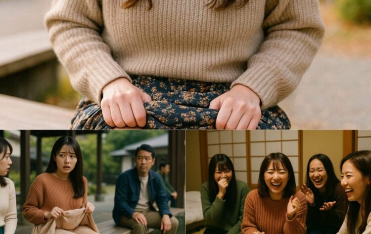 温泉旅行の足湯で…裾をまくりすぎてドキッとされた秋