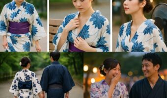 秋祭りの浴衣デート、はだけすぎて視線が集中!?どうすればいいの?