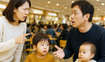 ママの声は魔法の言葉?ショッピングモールでパパたちが一斉に動き出した瞬間