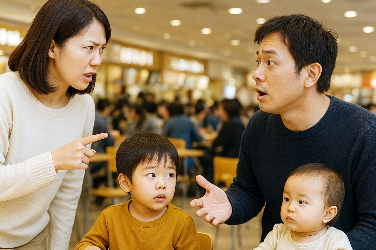 ママの声は魔法の言葉?ショッピングモールでパパたちが一斉に動き出した瞬間