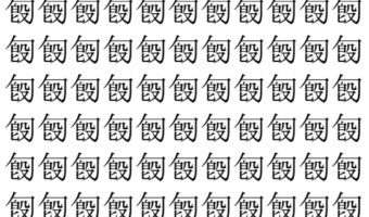 【脳トレ】「匓」の中に紛れて1つ違う文字がある!?あなたは何秒で探し出せるかな??【違う文字を探せ!】