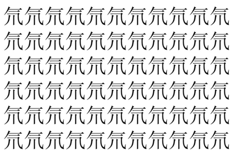 【脳トレ】「氘」の中に紛れて1つ違う文字がある！？あなたは何秒で探し出せるかな？？【違う文字を探せ！】