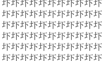 【脳トレ】「圷」の中に紛れて1つ違う文字がある！？あなたは何秒で探し出せるかな？？【違う文字を探せ！】