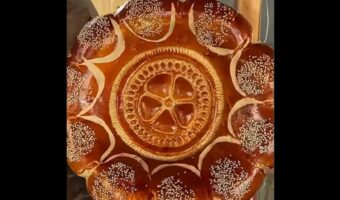 ウズベキスタン伝統のパンが映える！その作り方も映える！！【海外・動画】