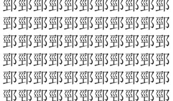 【脳トレ】「䣆」の中に紛れて1つ違う文字がある！？あなたは何秒で探し出せるかな？？【違う文字を探せ！】