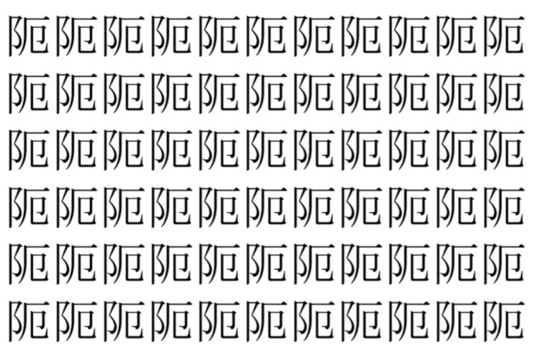 【脳トレ】「阨」の中に紛れて1つ違う文字がある！？あなたは何秒で探し出せるかな？？【違う文字を探せ！】