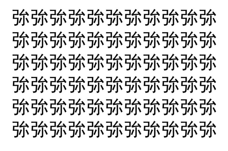 【脳トレ】「㢱」の中に紛れて1つ違う文字がある！？あなたは何秒で探し出せるかな？？【違う文字を探せ！】