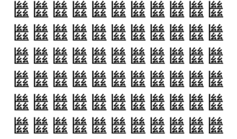 【脳トレ】「㡭」の中に紛れて1つ違う文字がある！？あなたは何秒で探し出せるかな？？【違う文字を探せ！】