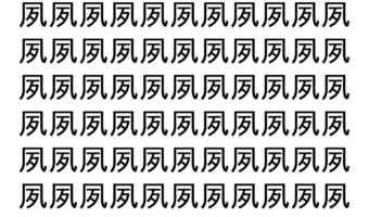 【脳トレ】「夙」の中に紛れて1つ違う文字がある！？あなたは何秒で探し出せるかな？？【違う文字を探せ！】