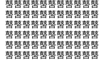 【脳トレ】「䵿」の中に紛れて1つ違う文字がある！？あなたは何秒で探し出せるかな？？【違う文字を探せ！】