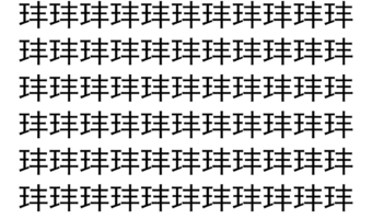 【脳トレ】「玤」の中に紛れて1つ違う文字がある！？あなたは何秒で探し出せるかな？？【違う文字を探せ！】