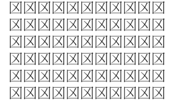 【脳トレ】「龱」の中に紛れて1つ違う文字がある！？あなたは何秒で探し出せるかな？？【違う文字を探せ！】