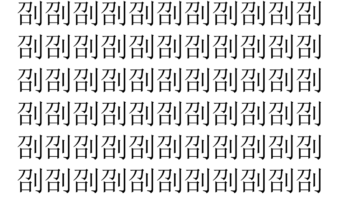 【脳トレ】「刟」の中に紛れて1つ違う文字がある！？あなたは何秒で探し出せるかな？？【違う文字を探せ！】
