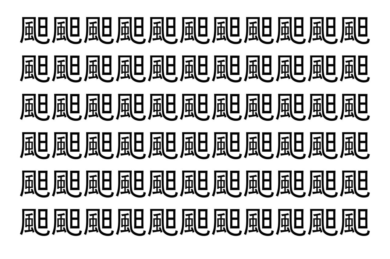 【脳トレ】「䫻」の中に紛れて1つ違う文字がある!?あなたは何秒で探し出せるかな??【違う文字を探せ!】