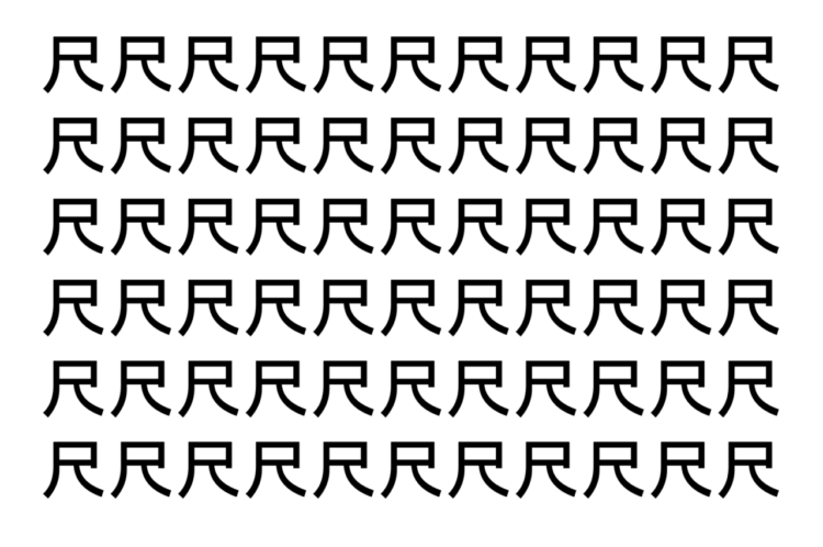 【脳トレ】「尺」の中に紛れて1つ違う文字がある！？あなたは何秒で探し出せるかな？？【違う文字を探せ！】