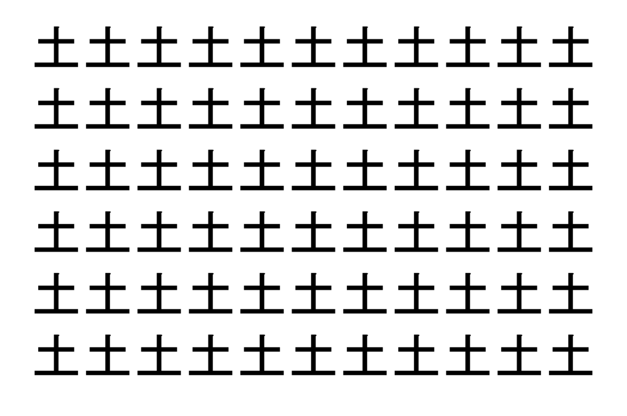 【脳トレ】「土」の中に紛れて1つ違う文字がある!?あなたは何秒で探し出せるかな??【違う文字を探せ!】