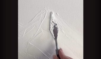 一色だけで描く風景画！？しかも選んだのは『白』って・・どんな絵が描けるの？【海外・動画】